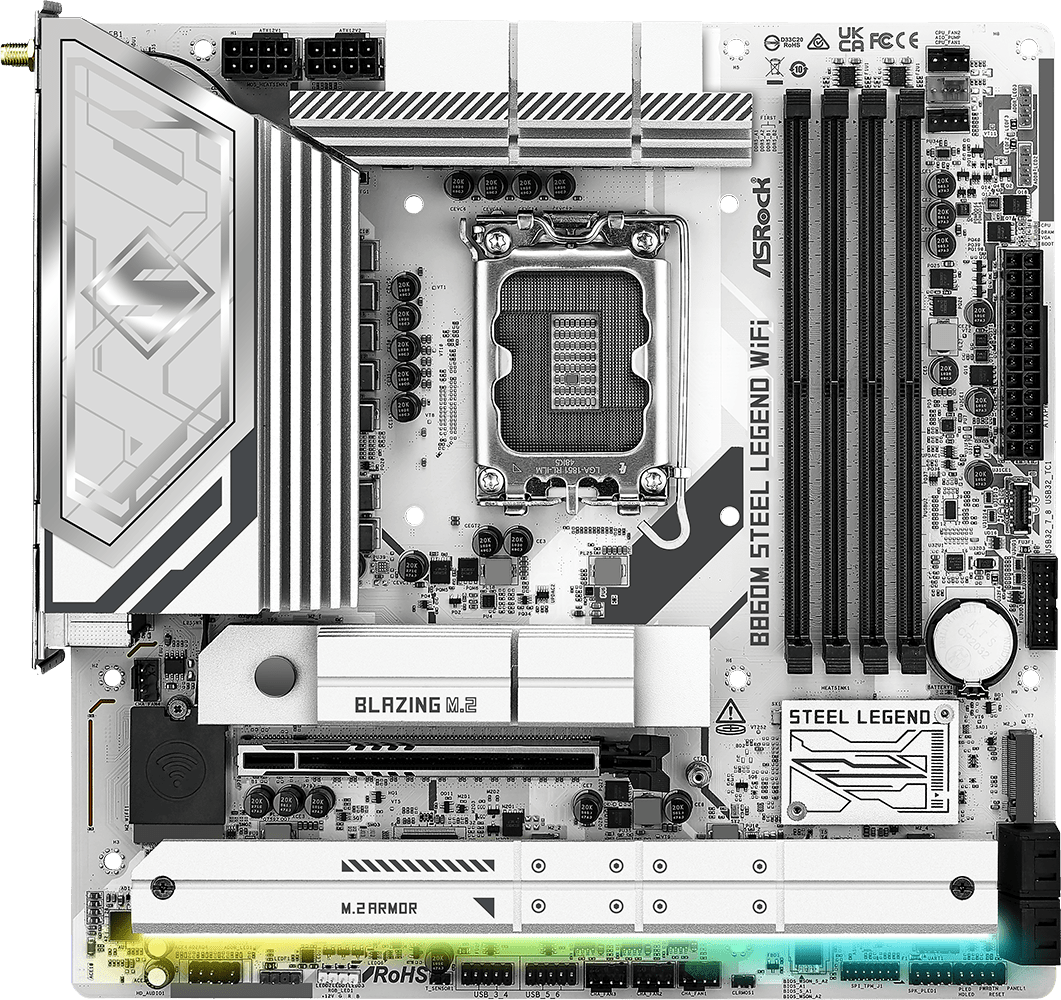 B860M Steel Legend WiFi Board