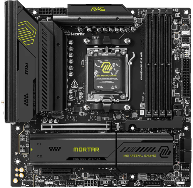 MB MSI B850M Mortar WiFi microATX